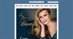Desktop Screenshot of leonamachalkova.cz